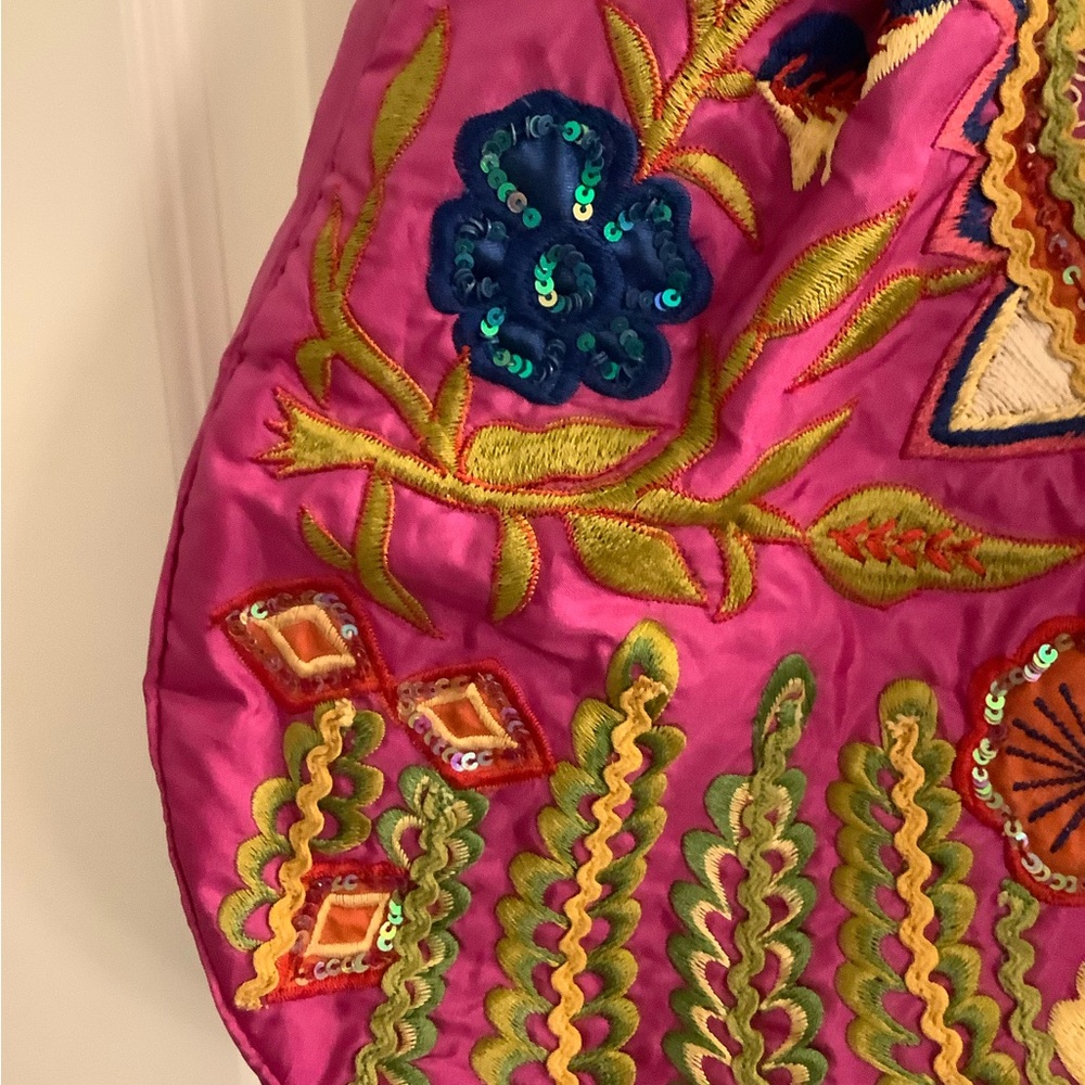 Moyna embroidered boho tote purse from NANTUCKET - Picture 10 of 14
